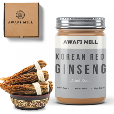 Awafi Mill Korean Red Ginseng Root Panax Ginseng 100gm